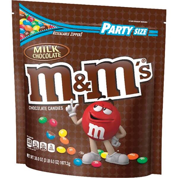 M&M's Milk Chocolate Candies, 2.37 Pound Bag
